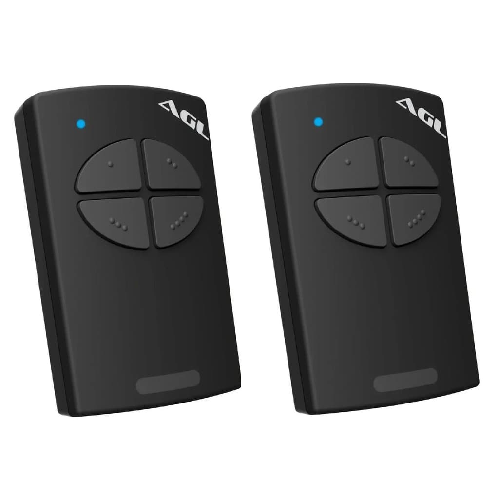 2 Controle Portão Radio Transmissor 433,92 Mhz 4 Canais AGL