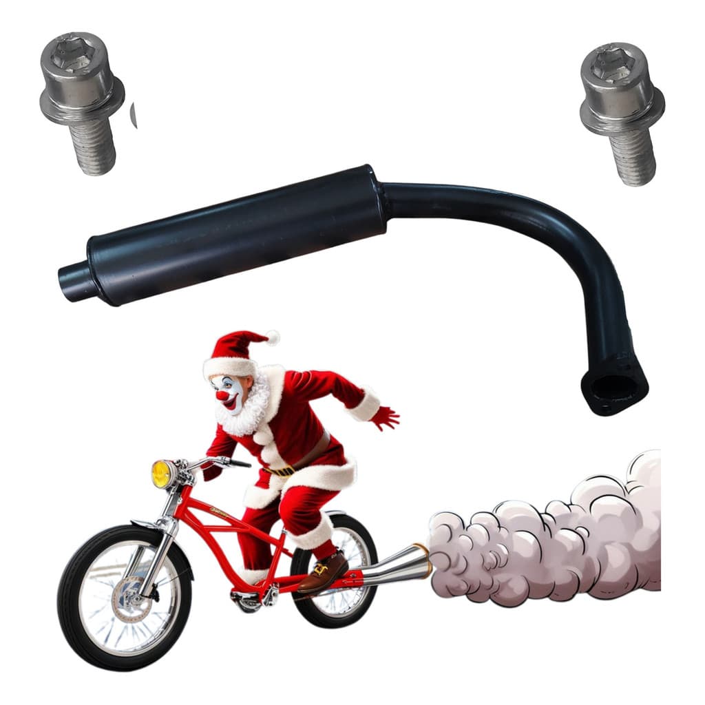 Escapamento Bicicleta Motorizada Modelo Roncador Original