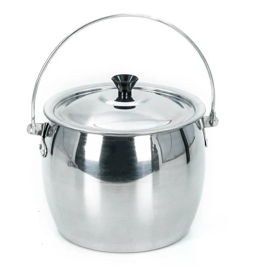 Kit 2 Caldeirão bojudo de aluminio nº 16 - 3,1 L