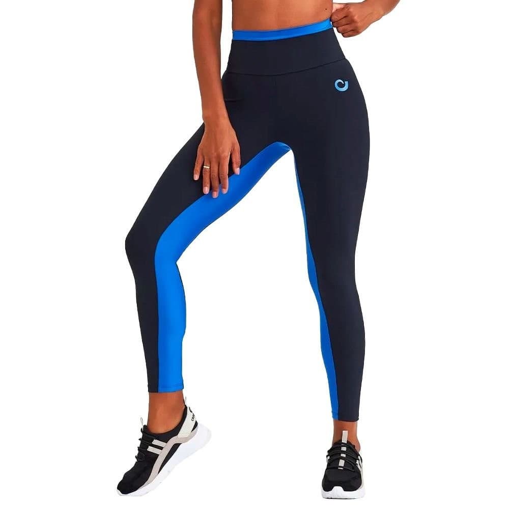 Calça Caju Barsil Nakay Com Recortes Preto Feminino Fitness