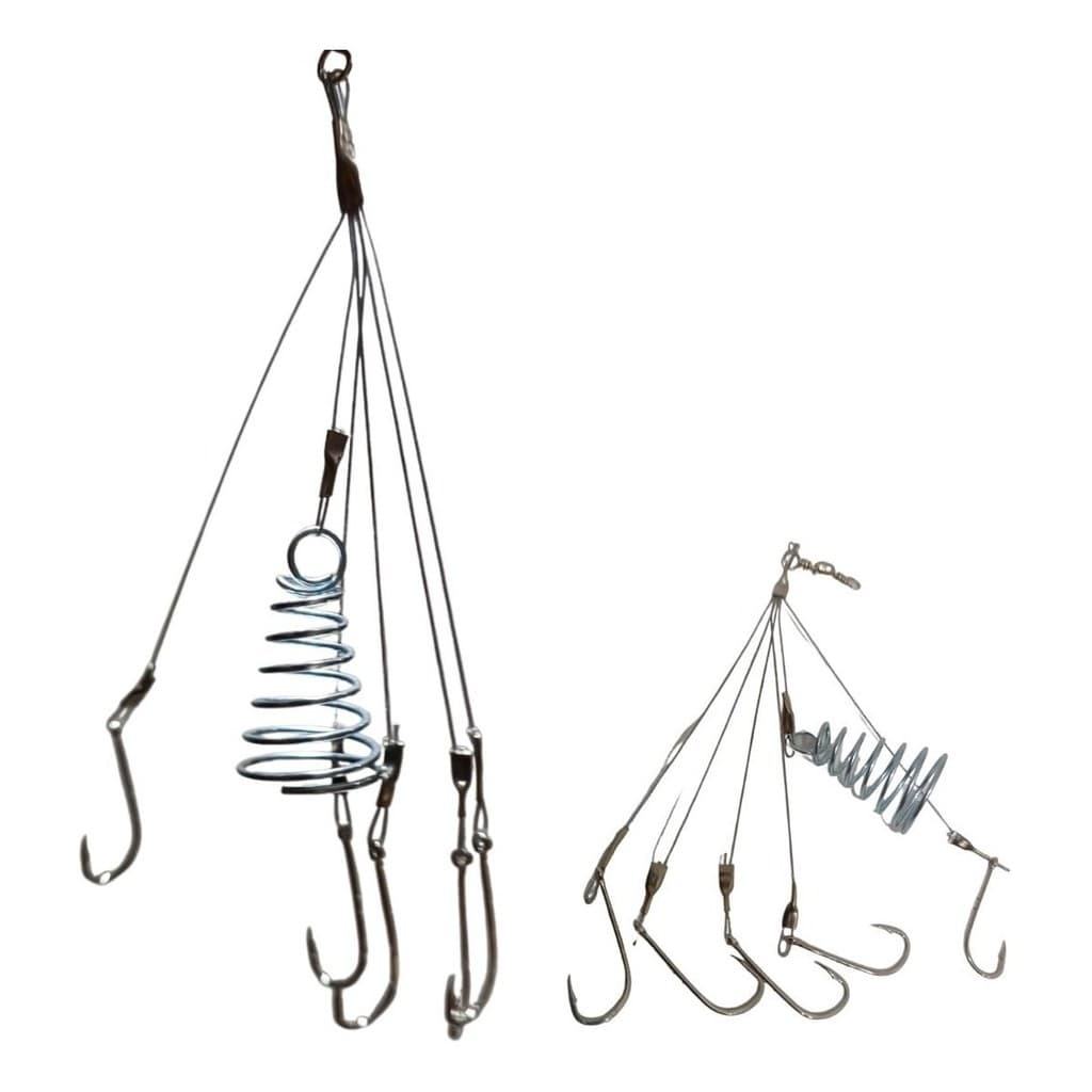 Kit 4 Chuveirinho Aço Pesca Anzol 4330 Nº8 Pacu Carpa Curimb