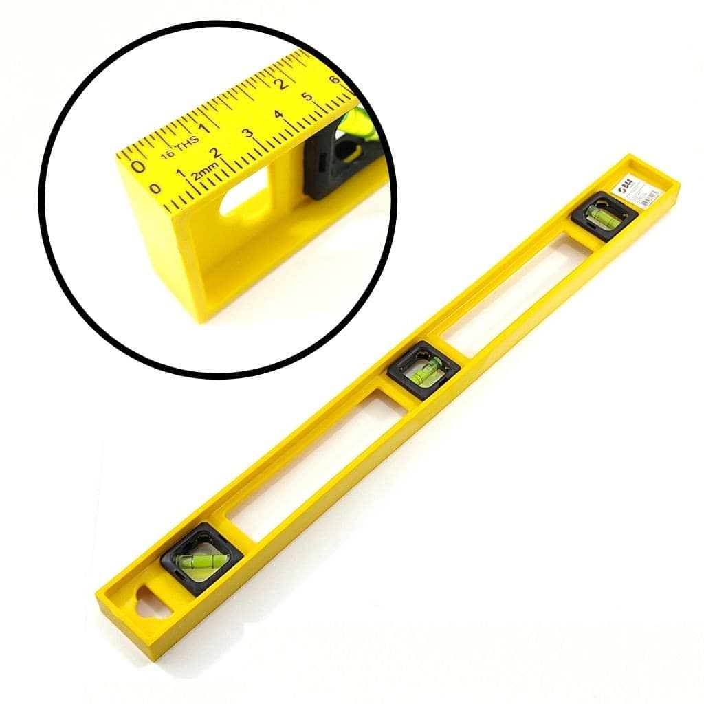 Nível de Mão Para Pedreiro 60cm Em ABS Reforma Construção