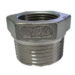 Bucha De Redução 3/4x1/2 Pol Em Inox 304