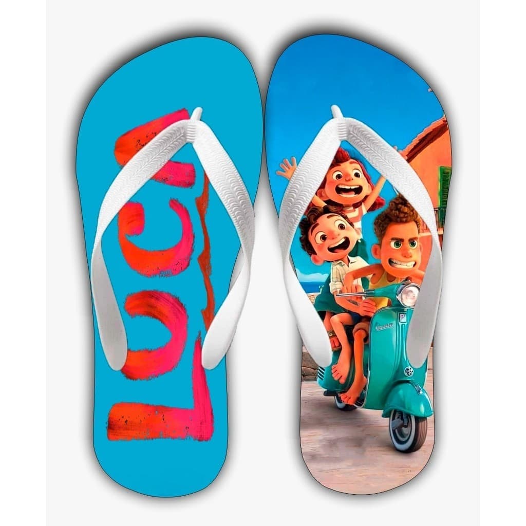 Chinelo Do Filme Do Luca  Adulto E Infanti