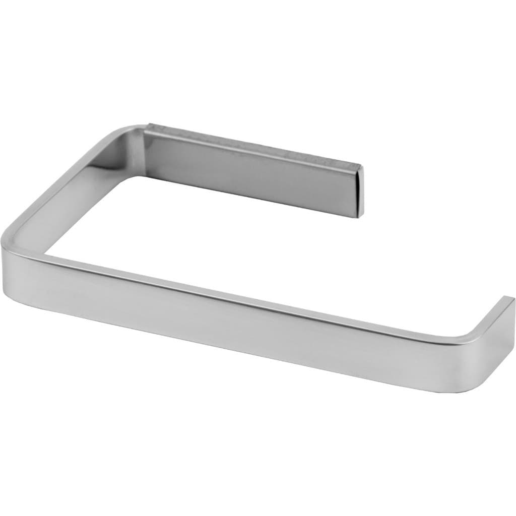 PORTA PAPEL HIGIÊNICO SEMI LUXO QUADRADO DE PAREDE PARA BANHEIRO CROMADO