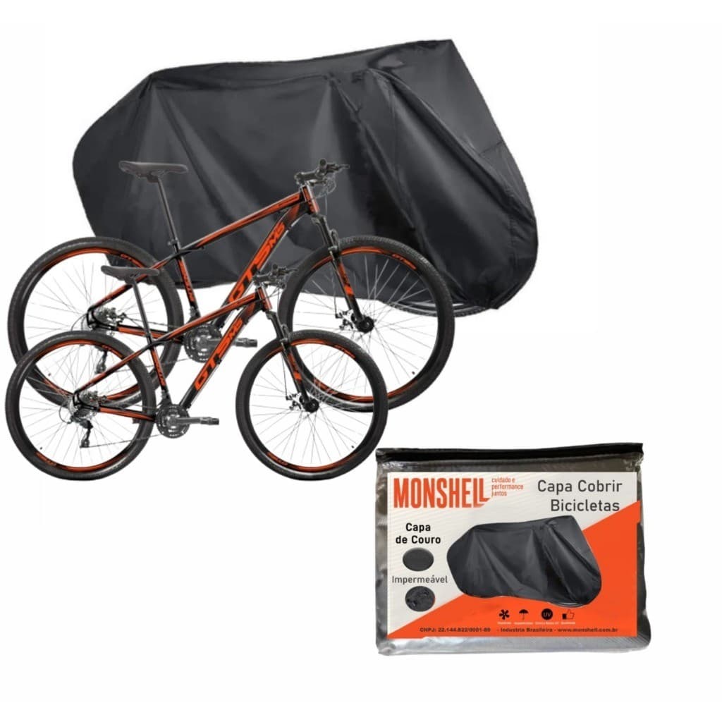 Capa para Bicicleta Impermeável Forrada Proteção Cobrir Aro 24/26/29 Contra Chuva e Poeira