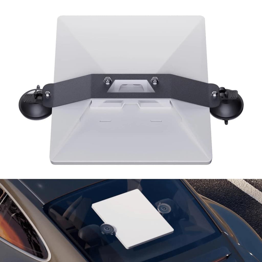 Suporte de ventosa dupla versátil para Starlink Mini