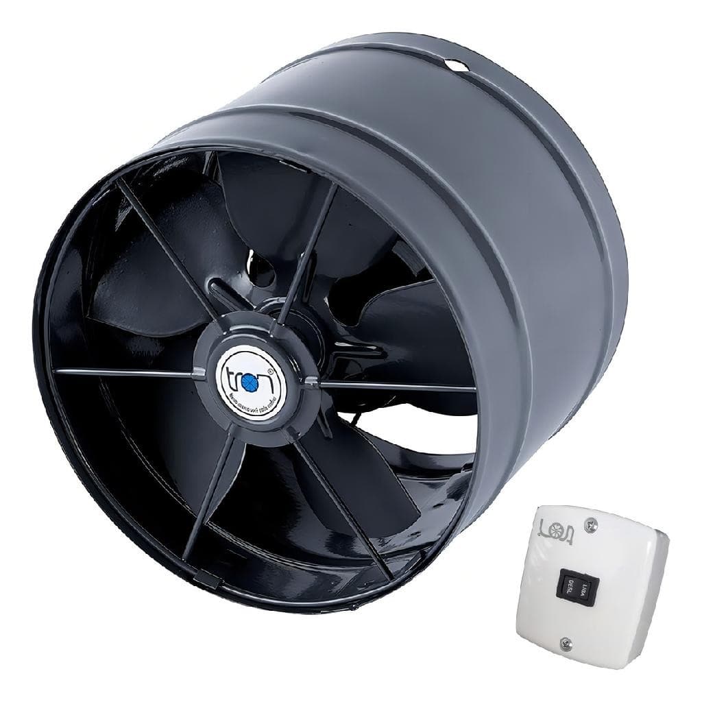 Exaustor Axial Cozinha Industrial 200mm 130w Tron 127v 220v 110v/220v