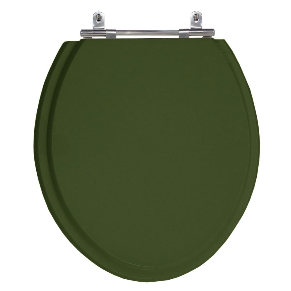 Assento Sanitário Convencional para Vaso Oval Verde Escuro