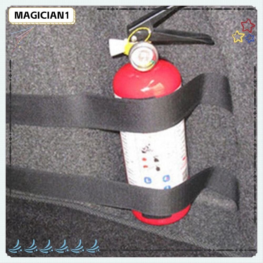 MAGICIAN 5PCS Suporte Para Extintor De Incêndio Bolsa Porta-Malas De Carro De Nylon Preto