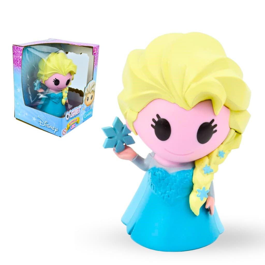 Boneca Elsa Glitter Frozen Princesas Disney Ooshies - Candide