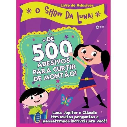 Livro Show Da Luna 500 Adesivos