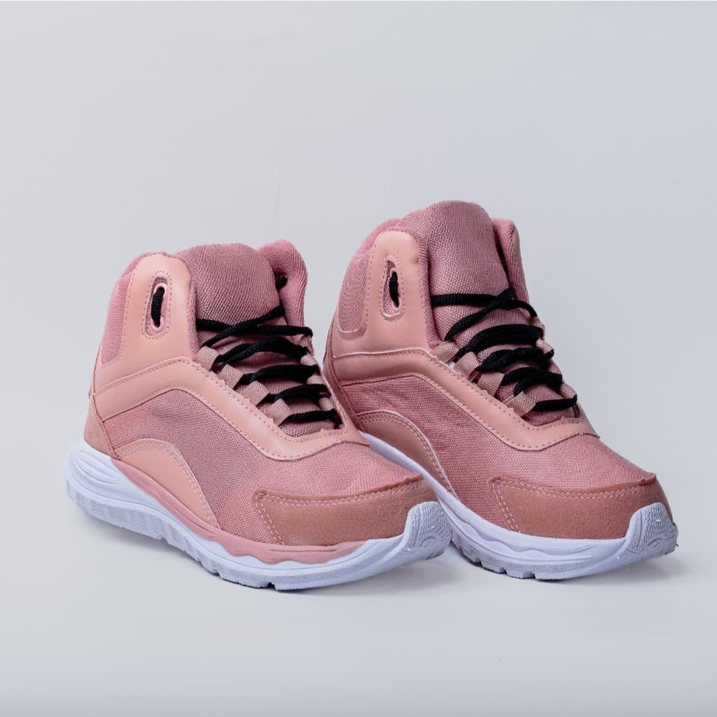 Bota Feminino Academia Esportivo Tênis Cano Alto Botinha Crossfit Confortavel Macio Leve PISA Fofo Promoçãoa