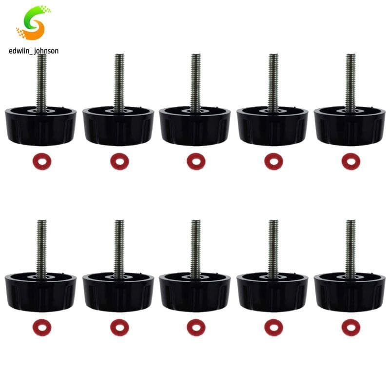 10Pcs Parafusos Porcas Tampas Para Carretéis De Pesca Botão Power Lidar Com Aperto