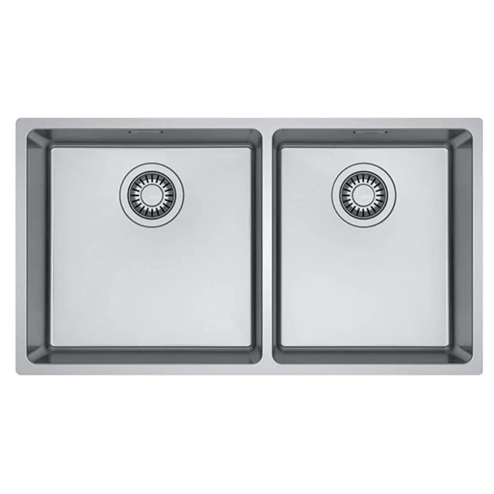 CUBA FRANKE DE EMBUTIR E SOBREPOR EM AÇO INOX LINEA DUPLA 74X40CM 18546