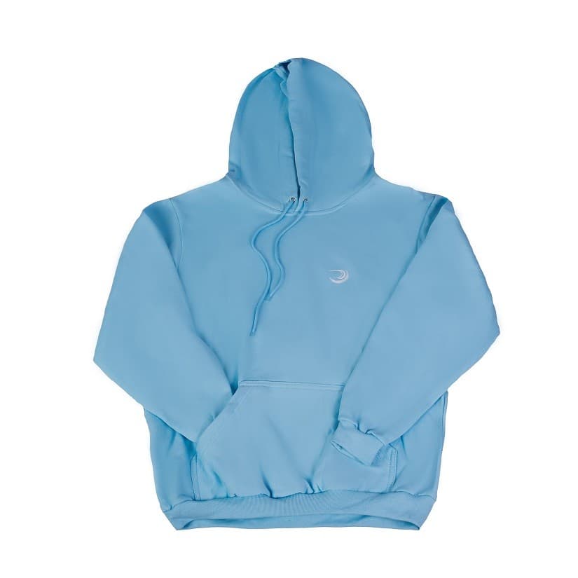 Moleton Summer Pro Beach - Blusa de Frio com Capuz Azul Claro