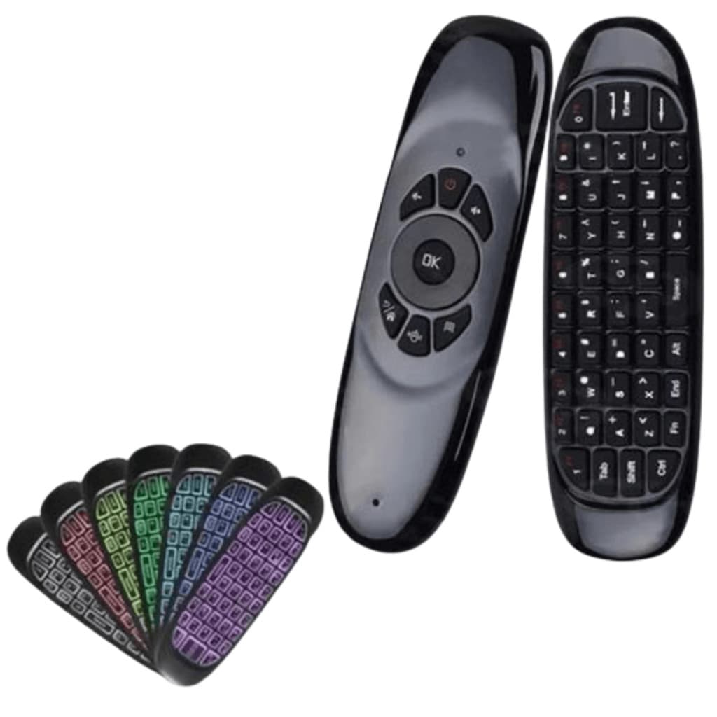Mini Teclado Duplo com Touchpad Iluminação AL-313 Altomex