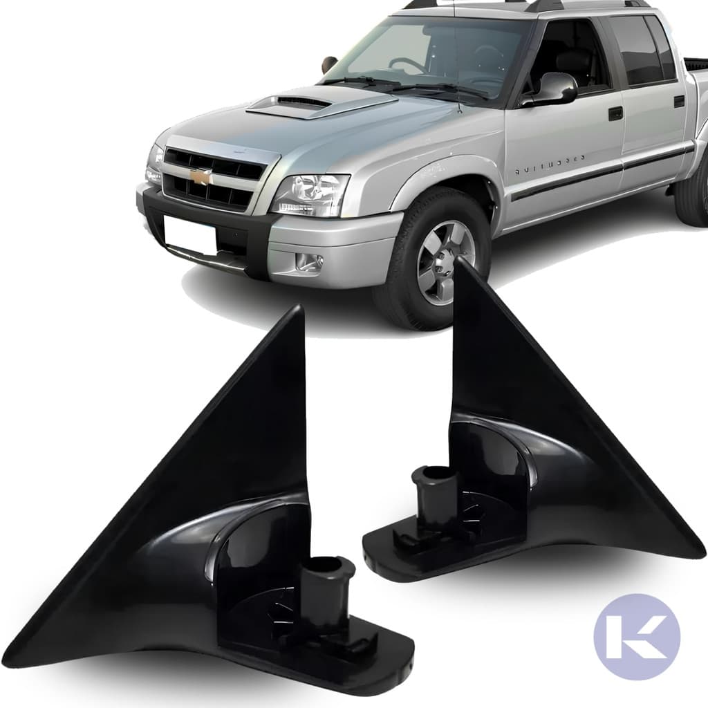 Suporte Base Pé Retrovisor Externo S10 Blazer 1995 a 2011