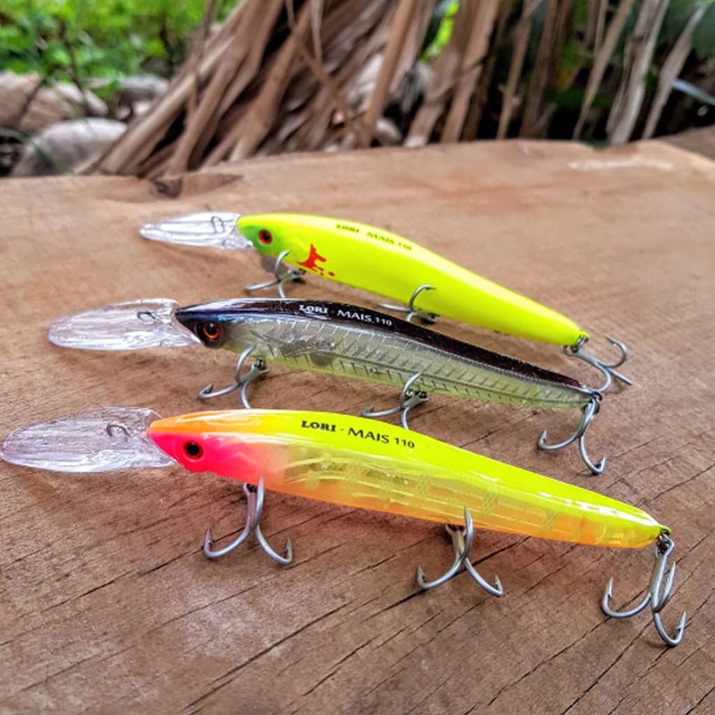 Isca Artificial Fundo Sinking Lori Mais 95 12g Rattlin Cores