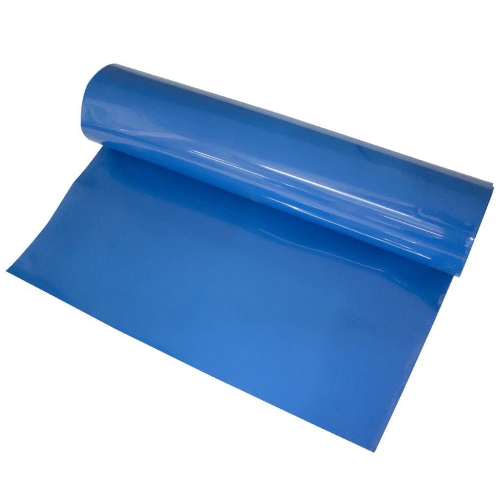 Filme de Pvc Retrátil para Baterias 300x115x0,15mm 2 Metros Azul para Baterias