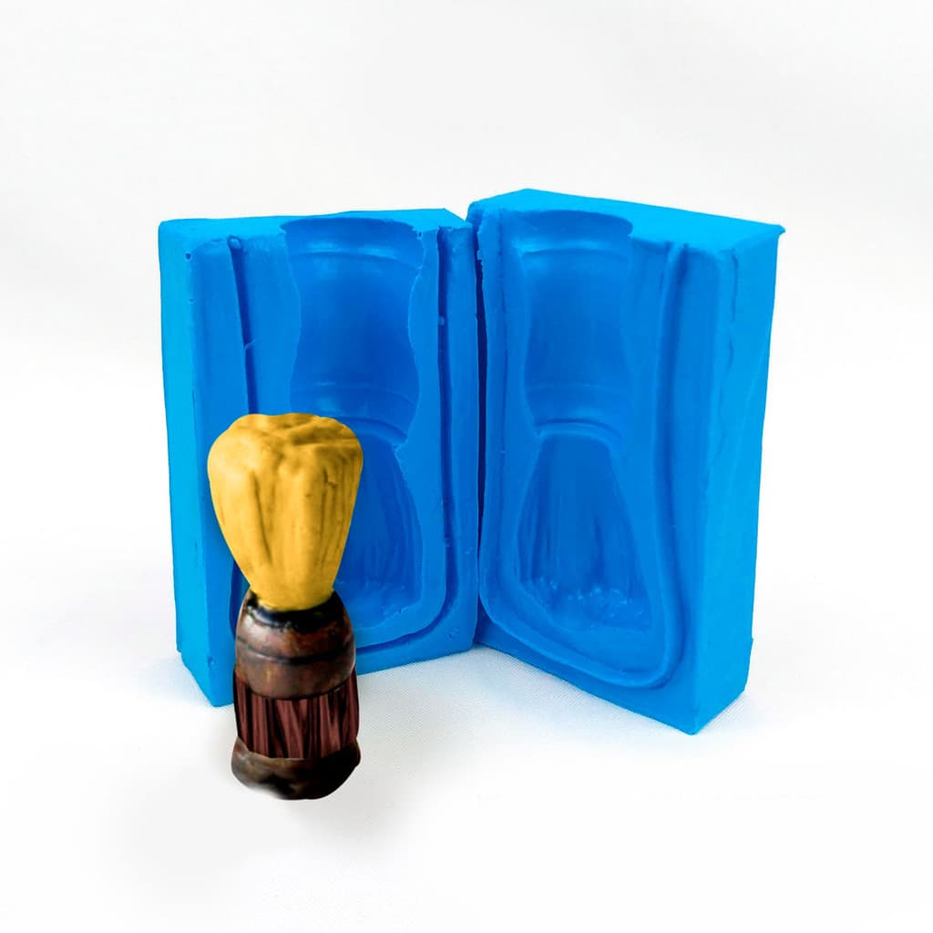 Forma De Silicone Pincel Para Barbear Para Cosméticos Sabonetes e Artesanatos