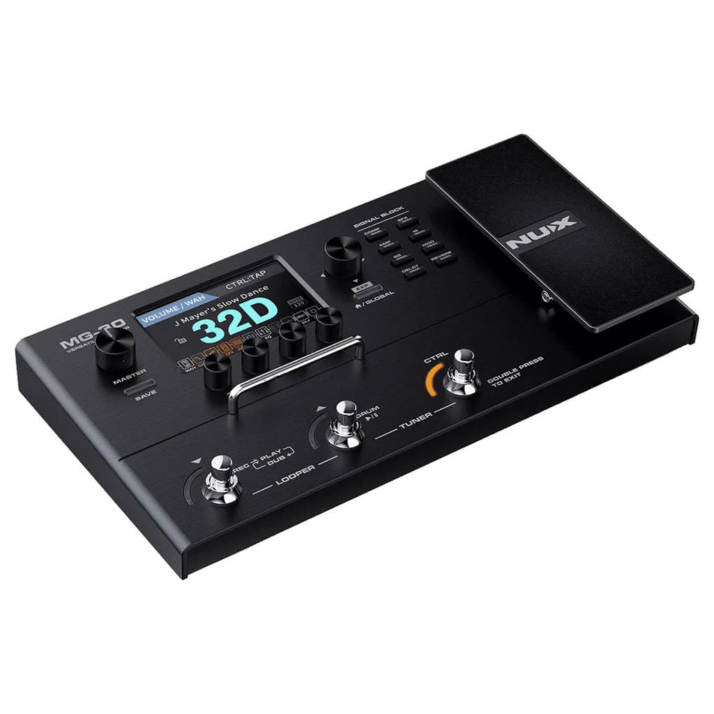 PEDALEIRA MULTI-EFEITOS PARA GUITARRA NUX MG30