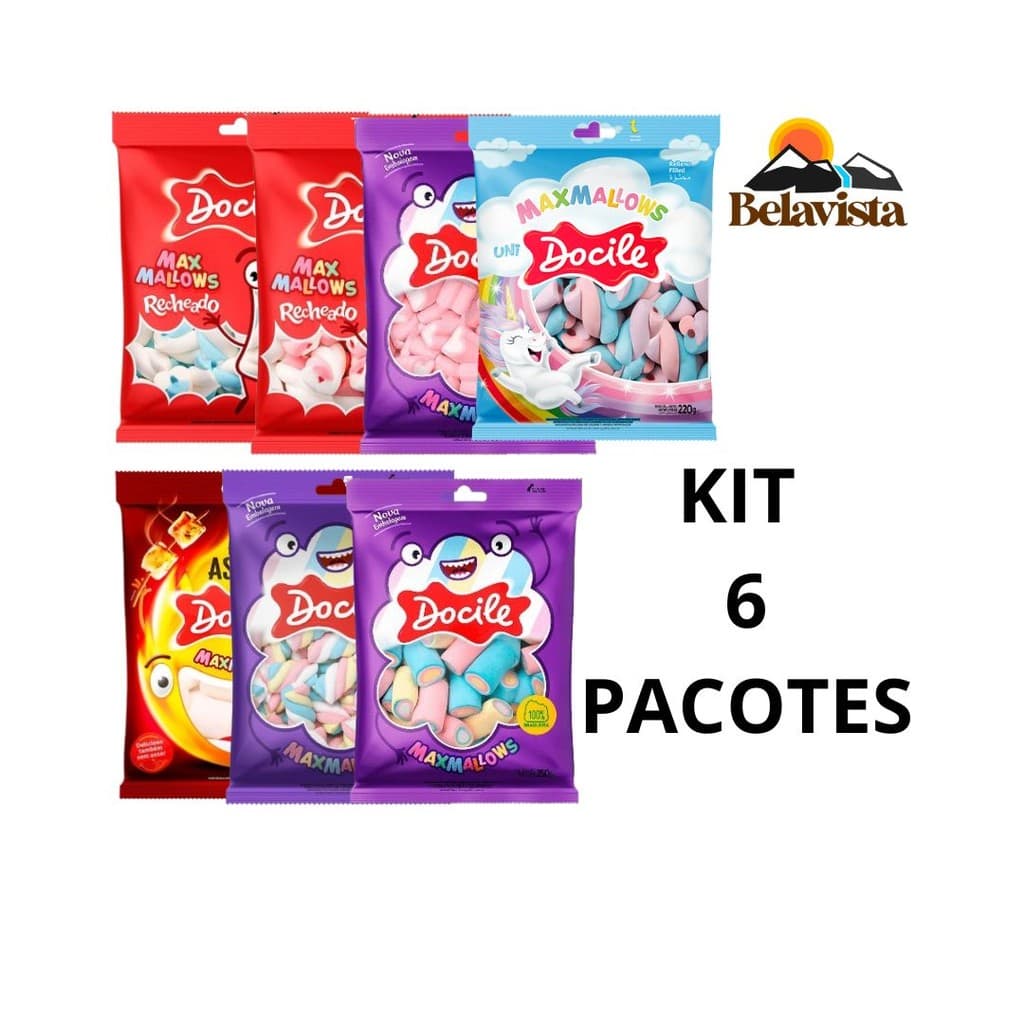 MARSHMALLOW DOCILE KIT 6 UNIDADES 220G