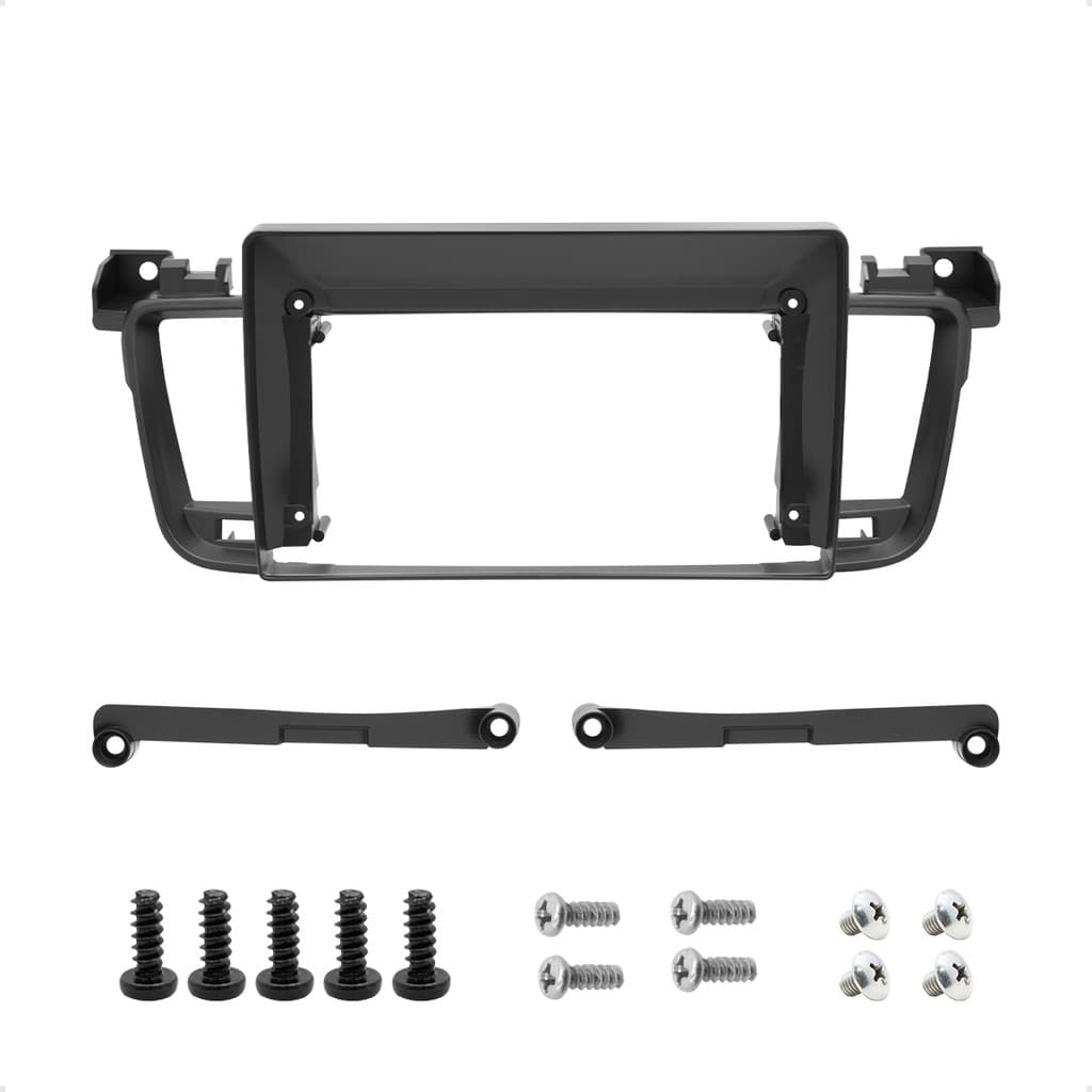 Moldura 2 Din 9 Pol Peugeot 508 2012 2013 Preta