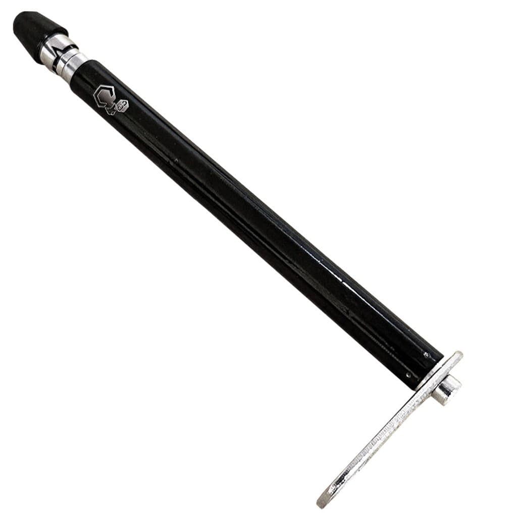 Antena Corta Pipa Inox Cerol 7 Estagio Moto Retrovisor Preto