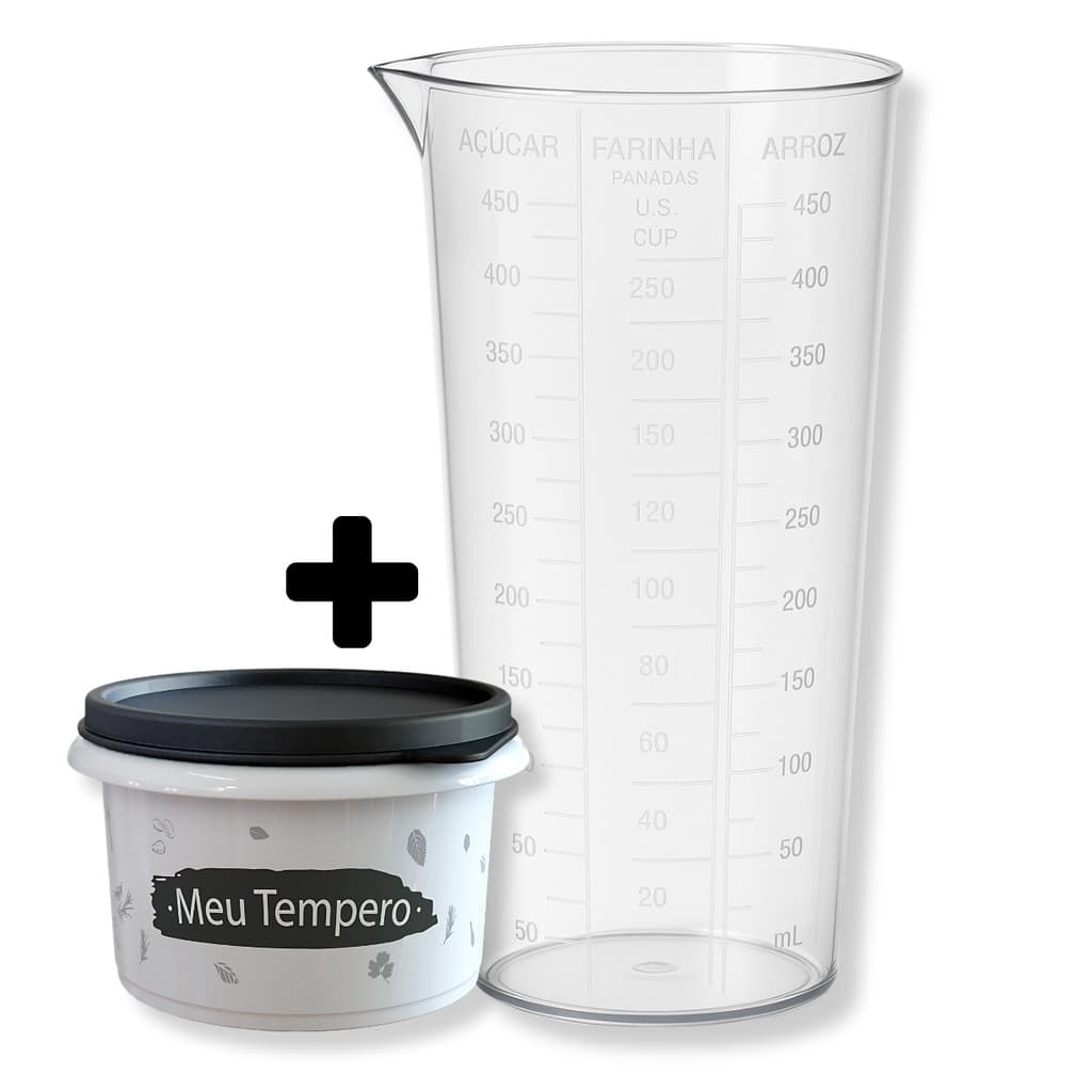 Copo Medidor Resistente 500ml Para Ingredientes Secos E Líquidos + Brinde Surpresa