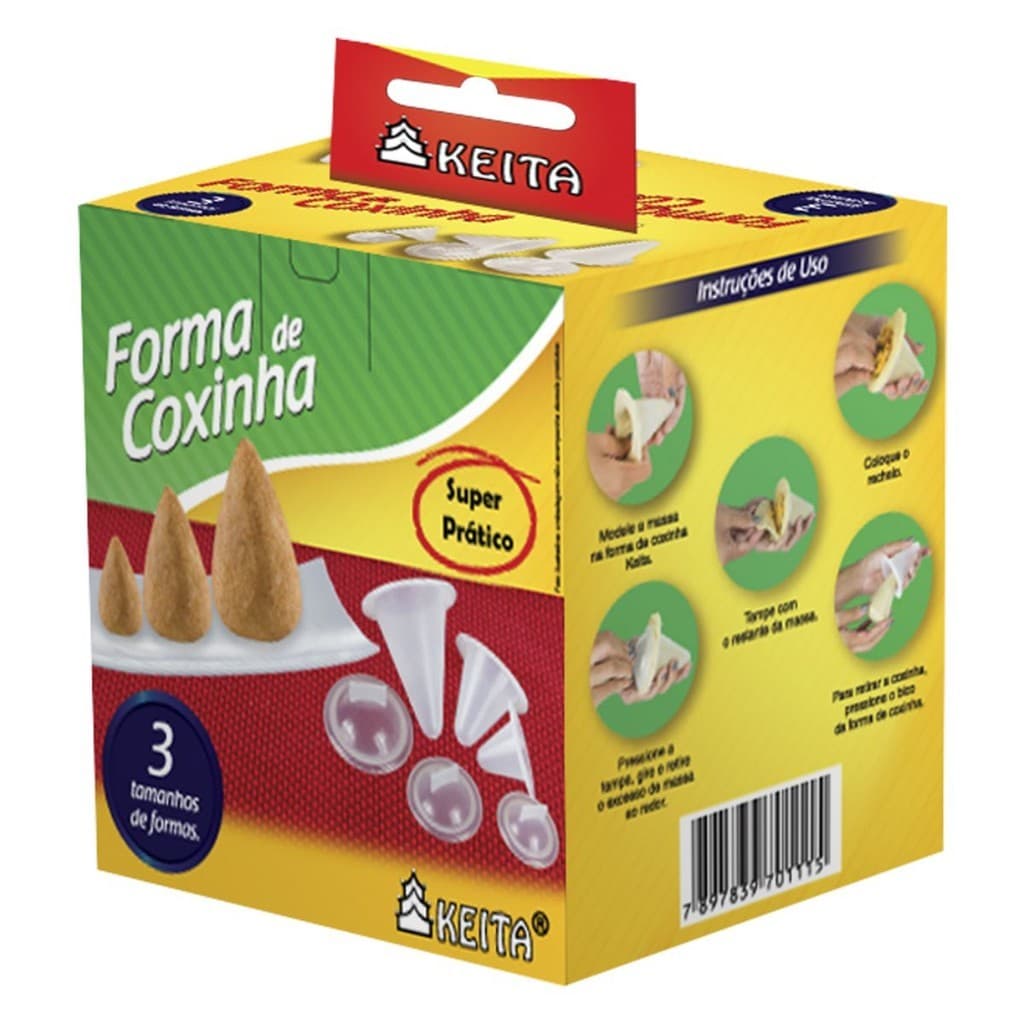 KIT COXINHAS COM TRES UNIDADES