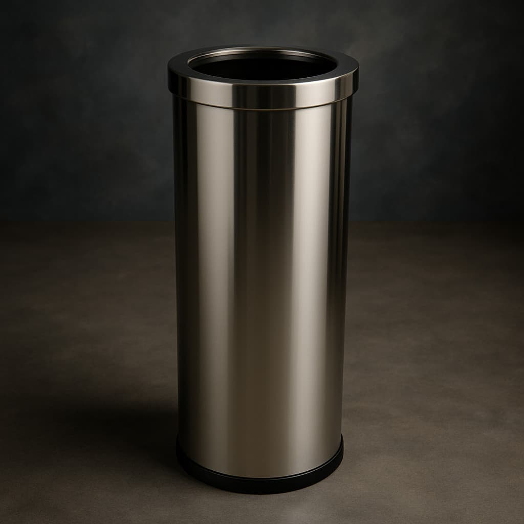 Lixeira Inox Tampa aro 3 Litros 5 Litros 7 Litros casa banheiro cozinha escritório