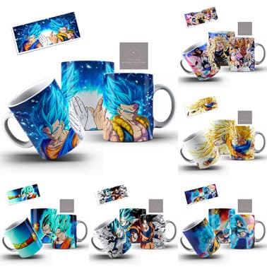 caneca personalizada anime dragon ball copo personalizado canecas xícara café porcelana presente vl1