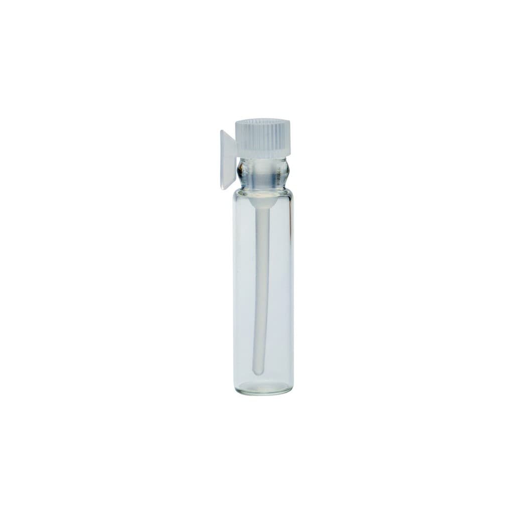 100 frascos de vidro flaconete 1ml com tampa