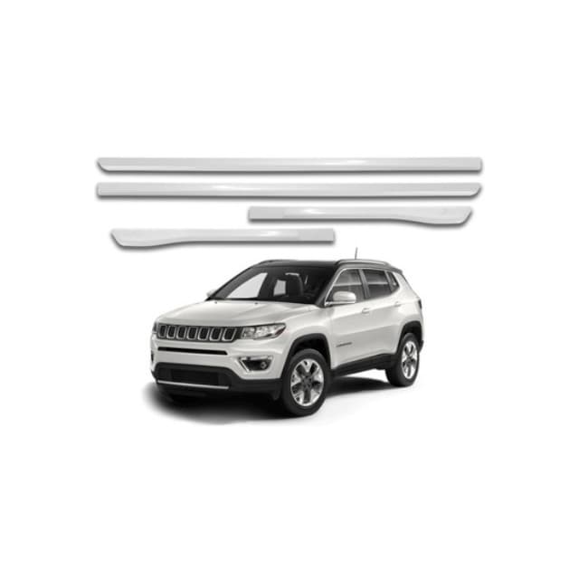 Friso lateral Jeep Compass 2017 4 Peças