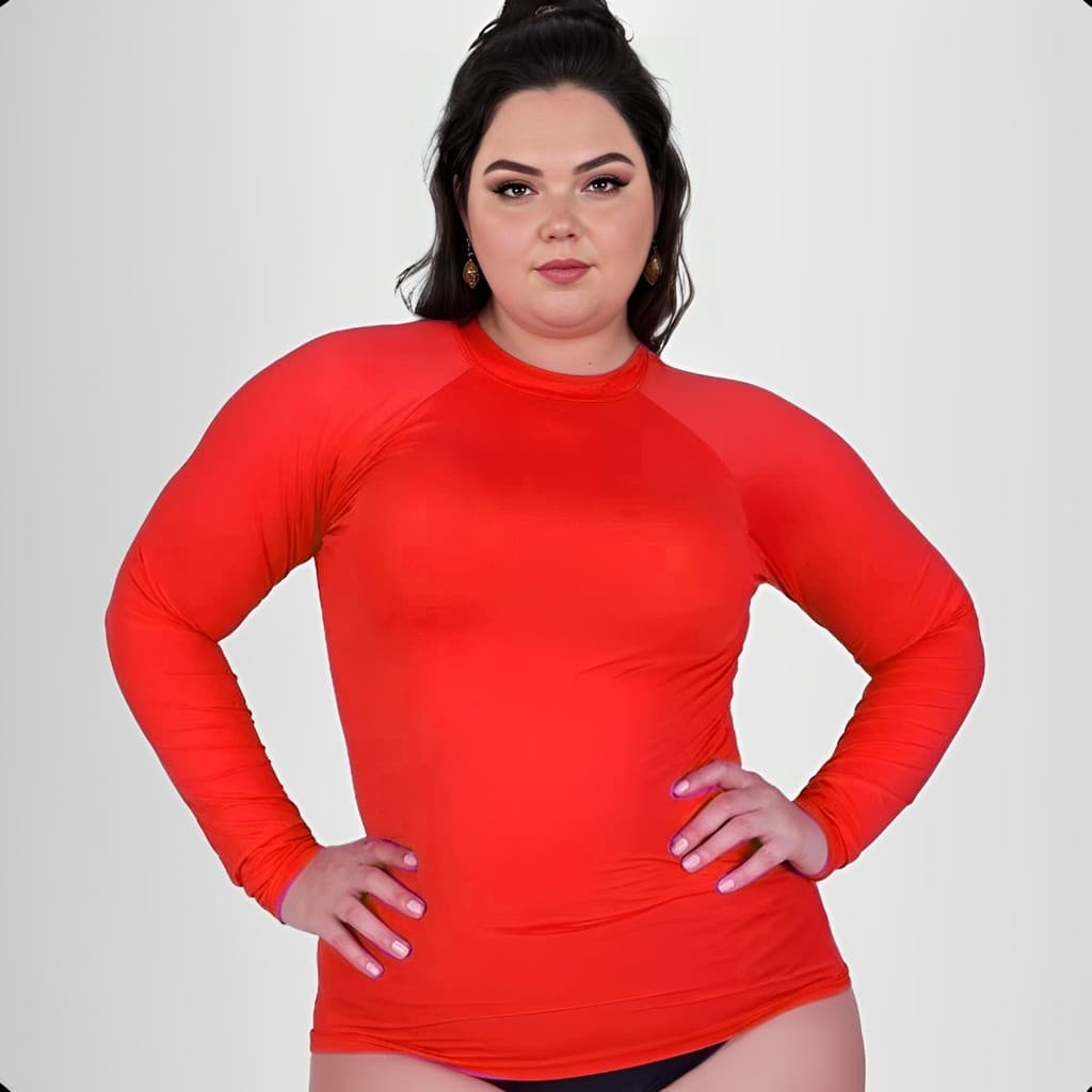 Camisa Feminina Proteção Solar Termica Segunda Pele Uv Plus