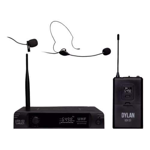 Microfone S/fio Dylan Udx 03 Lapela Cabeca Head Igreja Banda