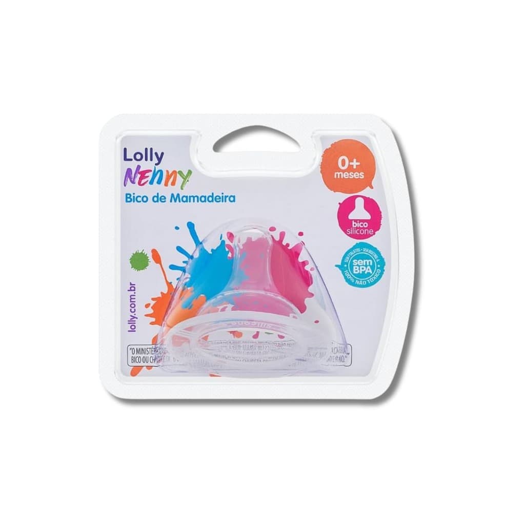 Bico Mamadeira Silicone Big O Fluxo M Lolly