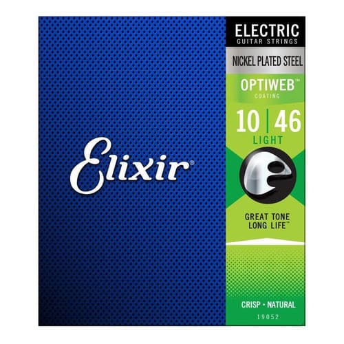 Corda de Guitarra Elixir Cordas 010 Light Optiweb 19052 Elixir 10/46 USA