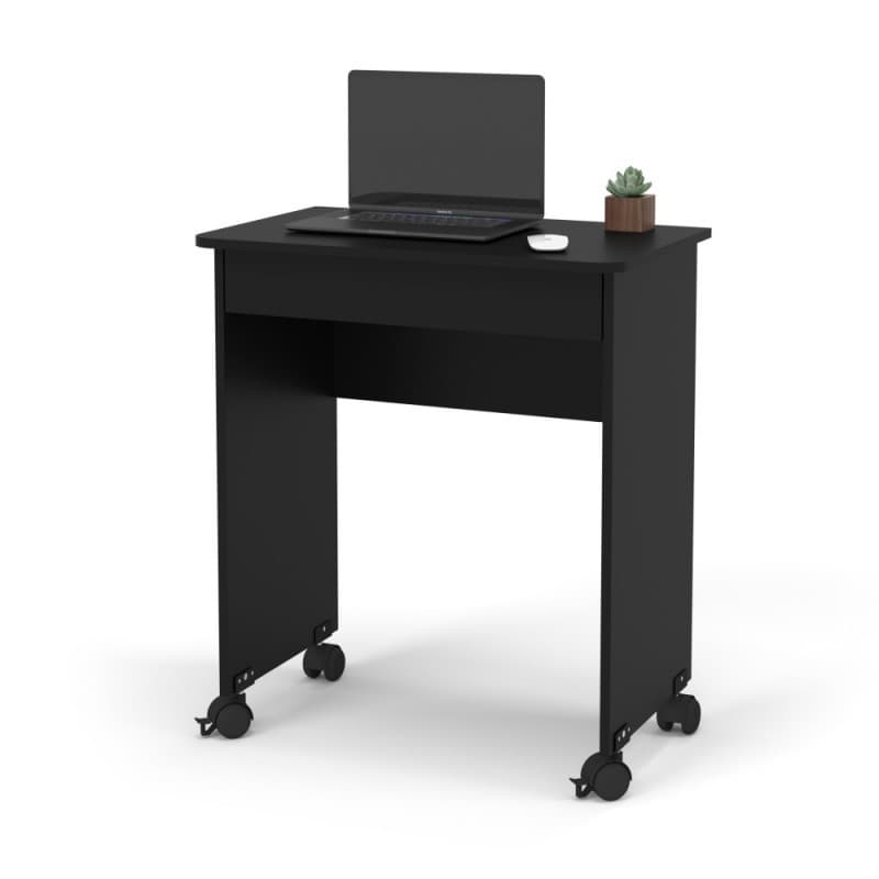 Mesa Escrivaninha Compact Escritório Not Computador Home 0,70 Preto - Decora Móveis Online