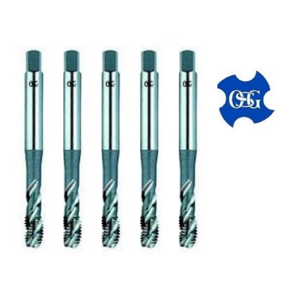 Macho Maquina M6 Canal Helicoidal - Kit Com 5 Peças Osg