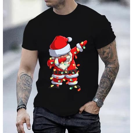 Camiseta T-shirt Papai Noel Luizinhas De Natal Novidade envio 24 hr