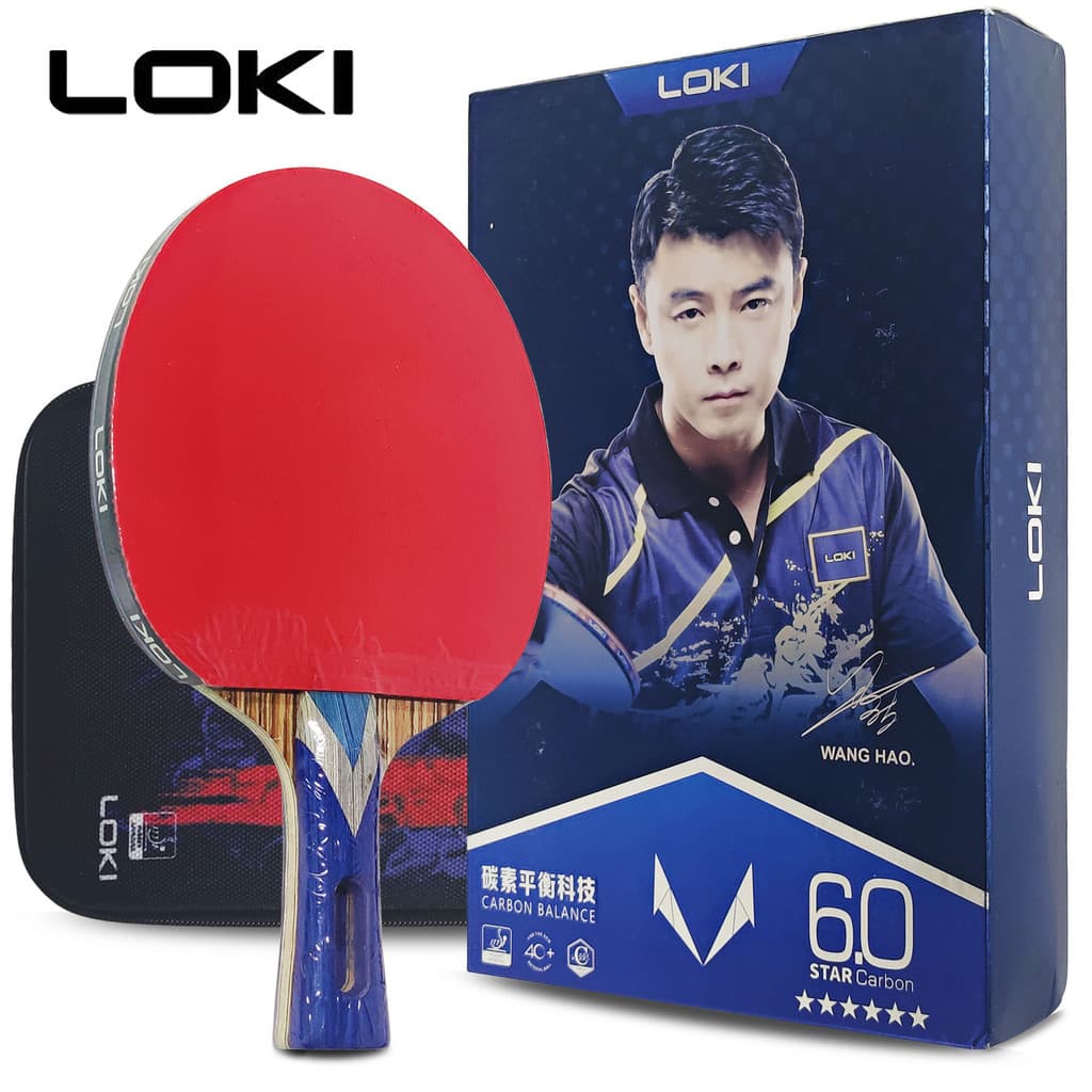 Loki RXTON R-Series 4/5/6/7 Estrela Raquete De Tênis De Mesa Equilíbrio Carbono Ofensivo Ping Pong Profissional Alça Oca