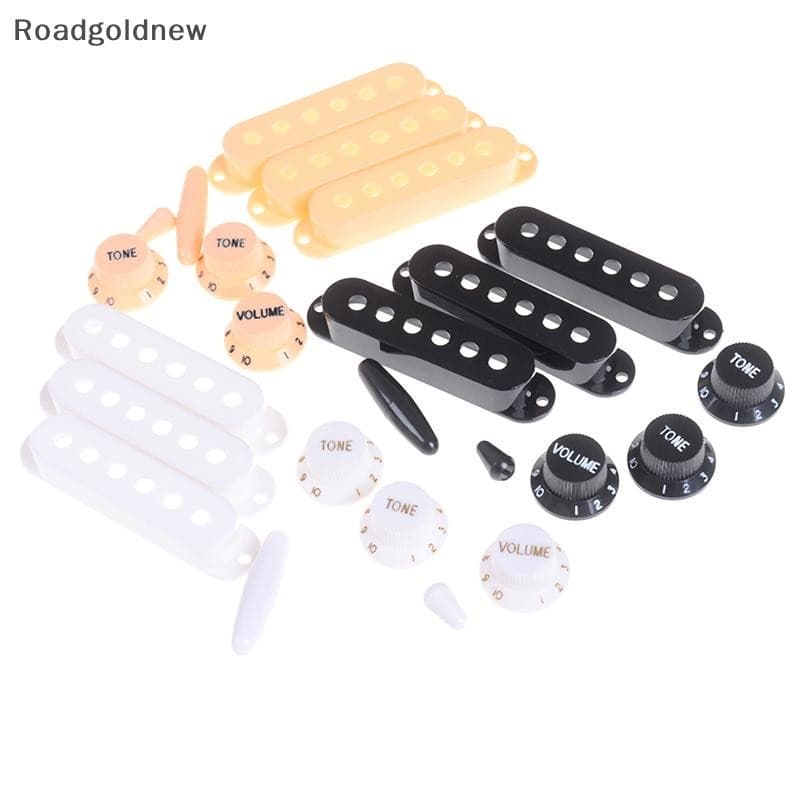 Conjunto De Ponta Do Botão De Controle Da Tampa Captador De Bobina Única RGN Para Guitarra Elétrica NW