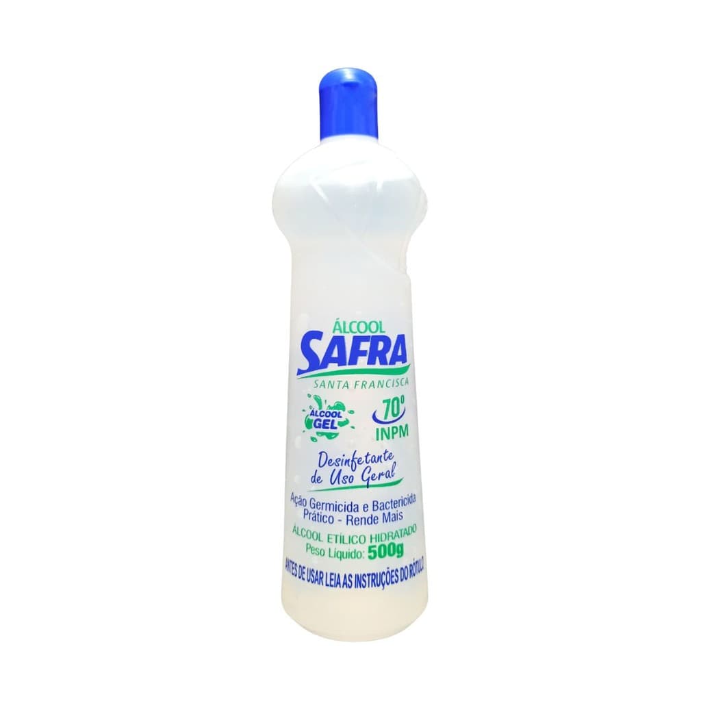 Alcool Gel 70°Inpm Bactericida 500 Gramas Unidade