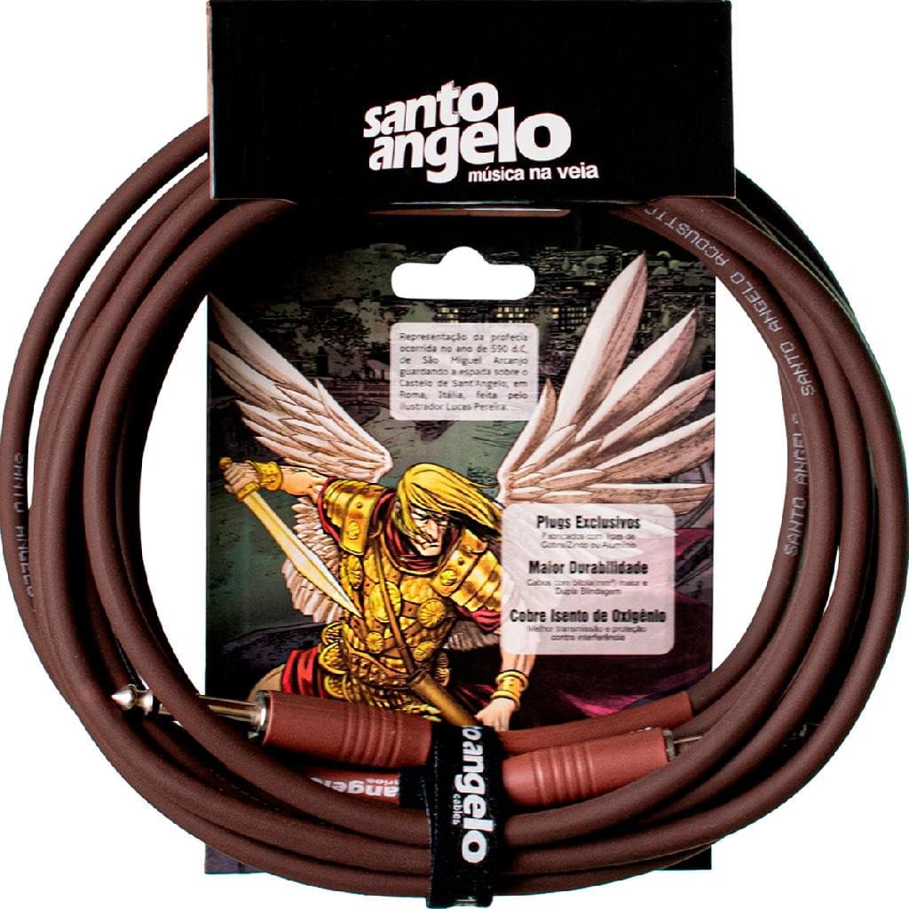 Cabo Santo Angelo Acoustic 4,57 Metros P10 Reto para Violão