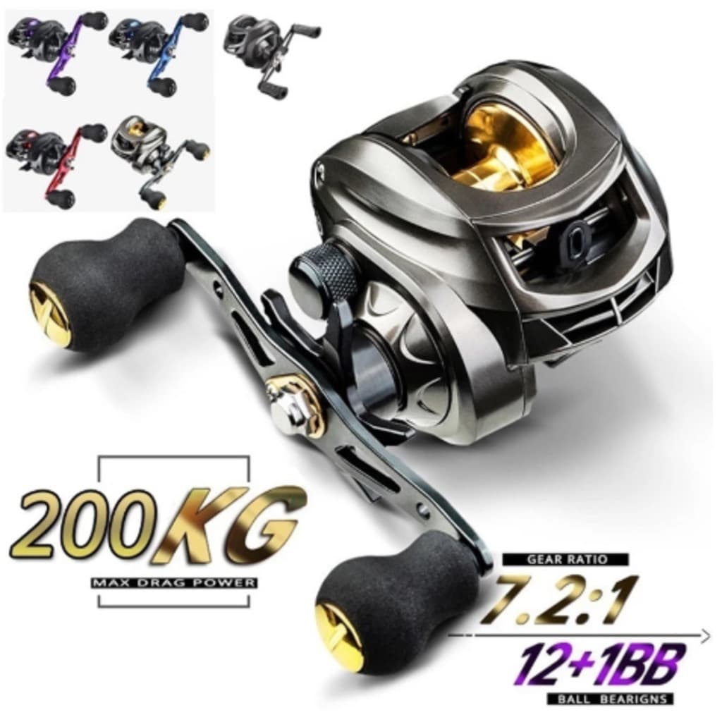 Carretilha De Pesc Com AL2000/AK2000 Pitching 7.2:1 Alta 70kg Max Molinete De Pesca Carretilha Pesca