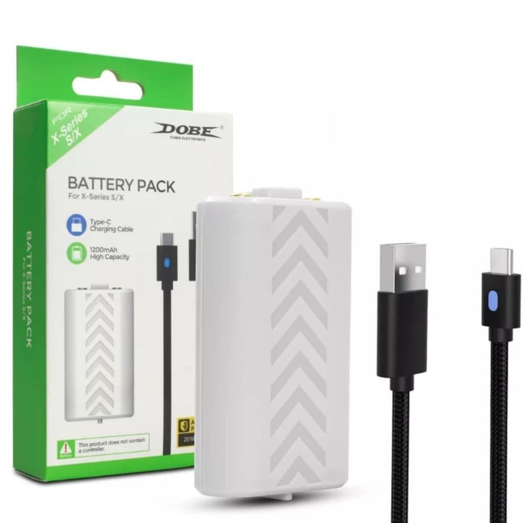 Bateria Recarregável para Controle X-Box Series S/X Com Cabo USB-C 3M de Nylon