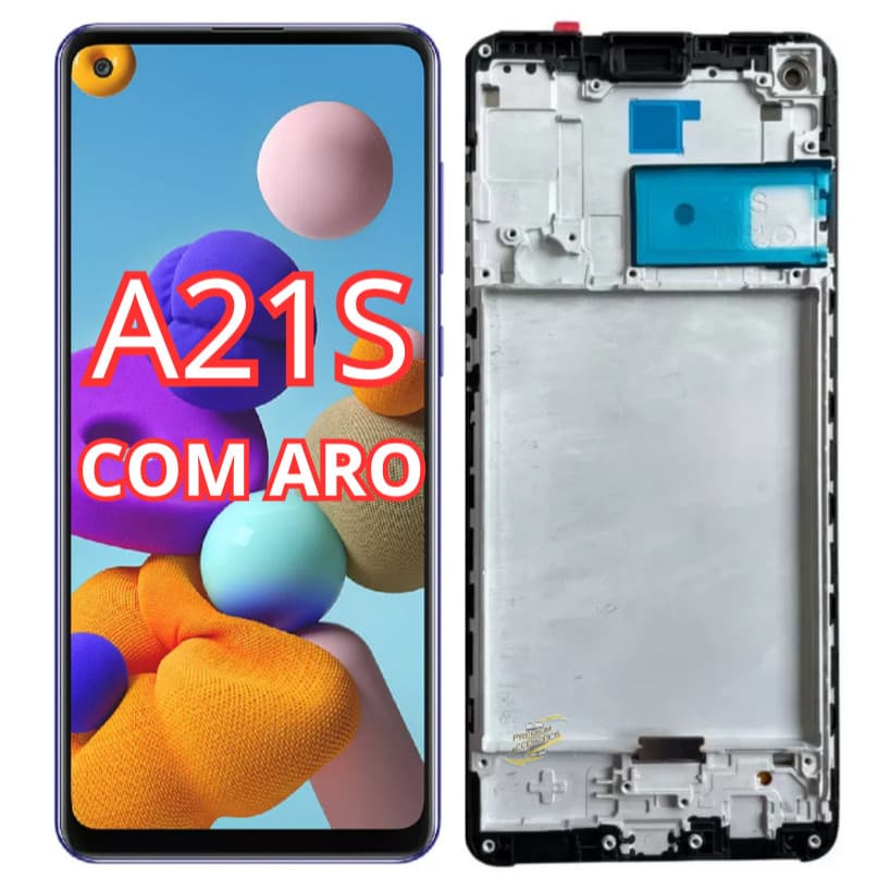 Tela Frontal Display Touch Lcd A21s Com Aro / Sem Aro /VIVID Compativel SM-A217F/DS - A Pronta Entrega