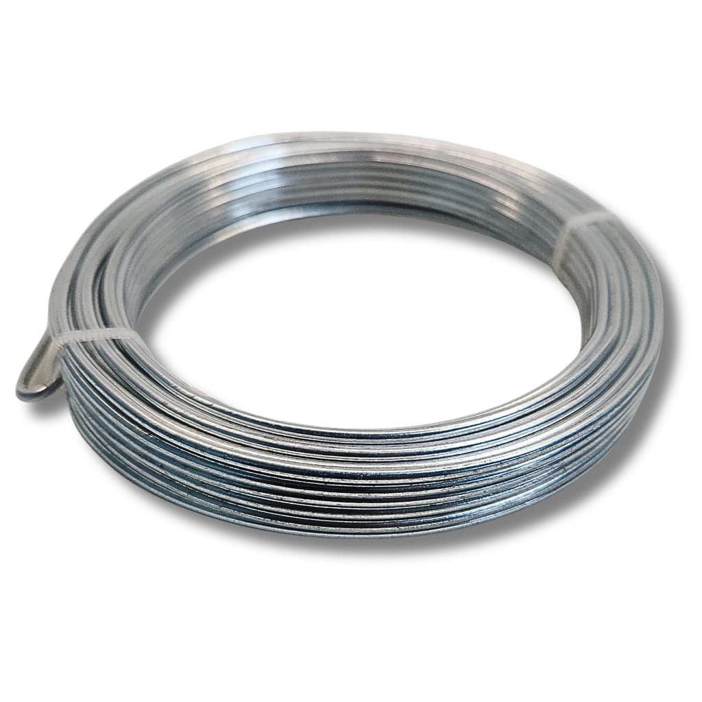 Arame Galvanizado 10m Artesanato Amarração Varal 14 - 16 - 18 - 20 - 22 - 24 - 28 BWG